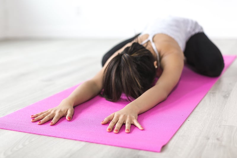 Mindful Yoga Pose